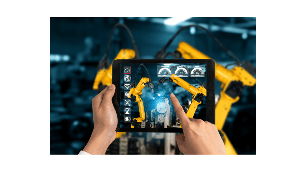 field engineer using Augmented Reality to enrich their job