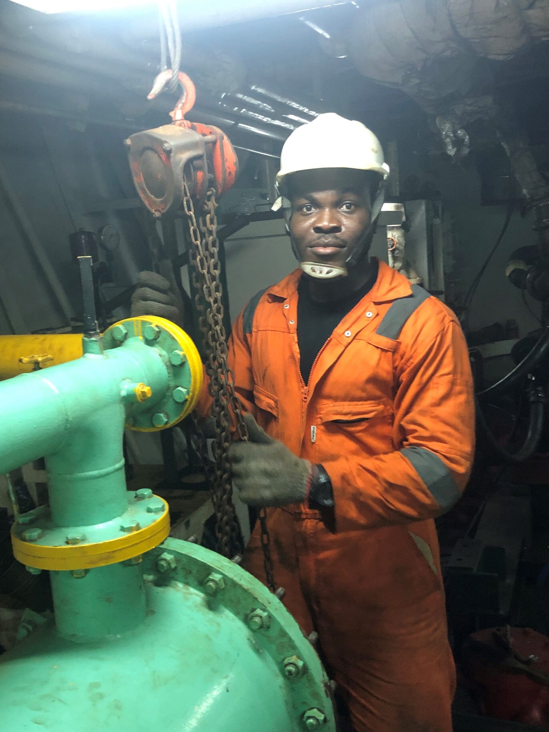 Harrison Amewuda, Marine Engineer, Ghana 