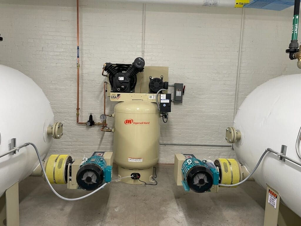 tanks connected Ingersoll Rand