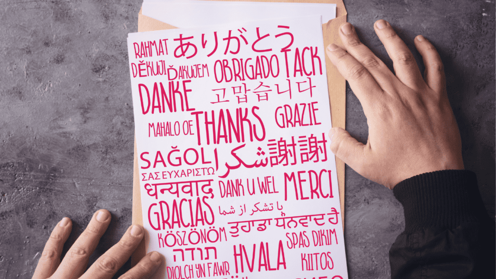 thank you in different languages